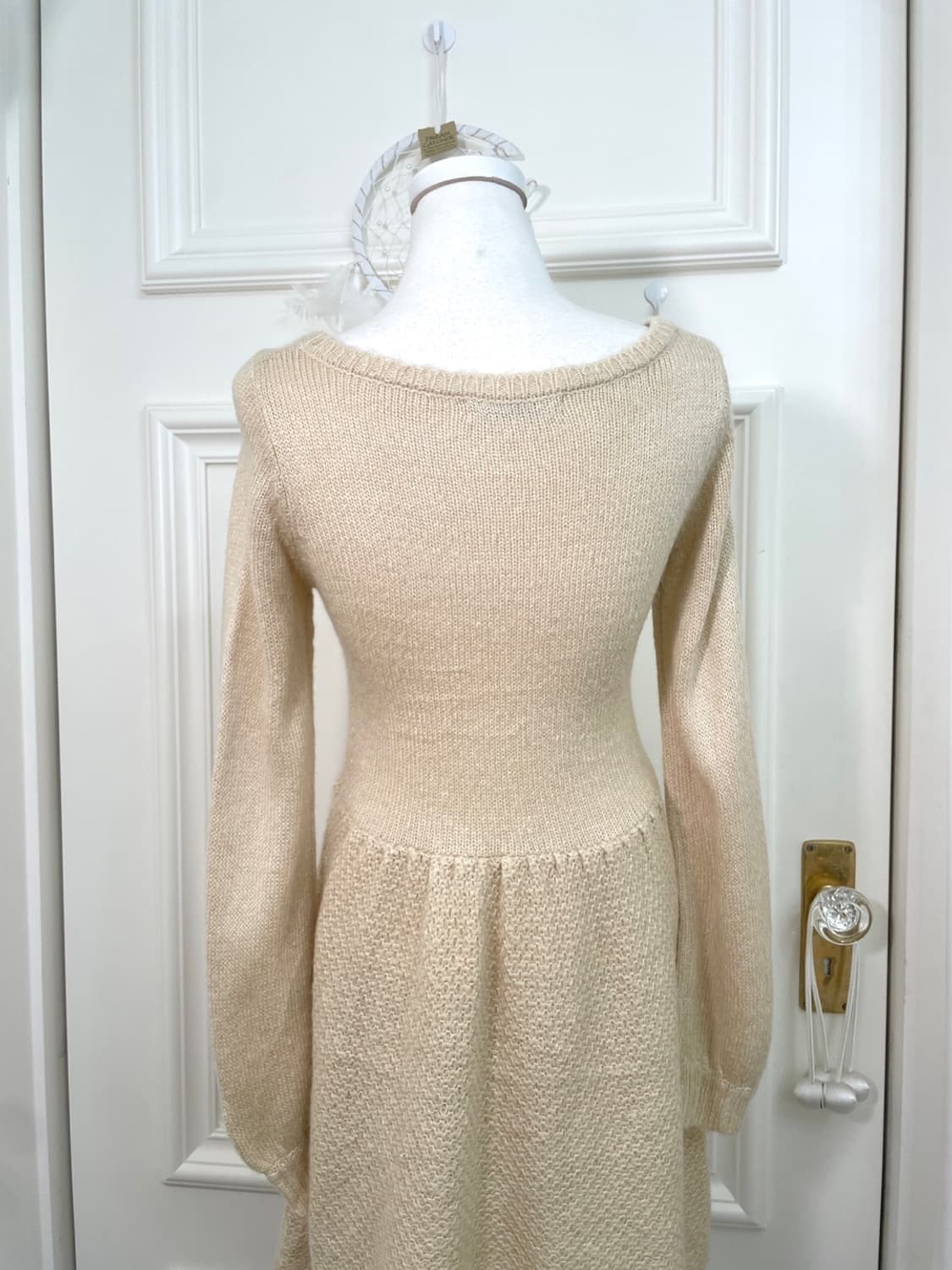 ivory lovely flare knit opc(size-M) 상품이미지4