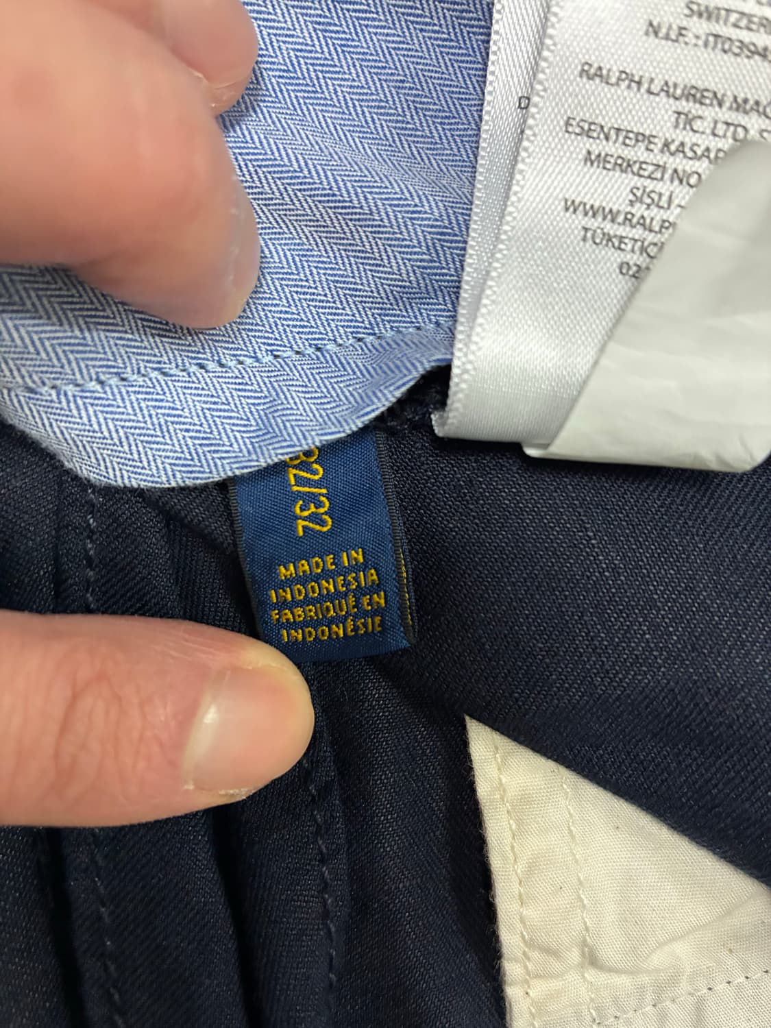 폴로 랄프로렌 치노팬츠 네이비 32/32 상품이미지4