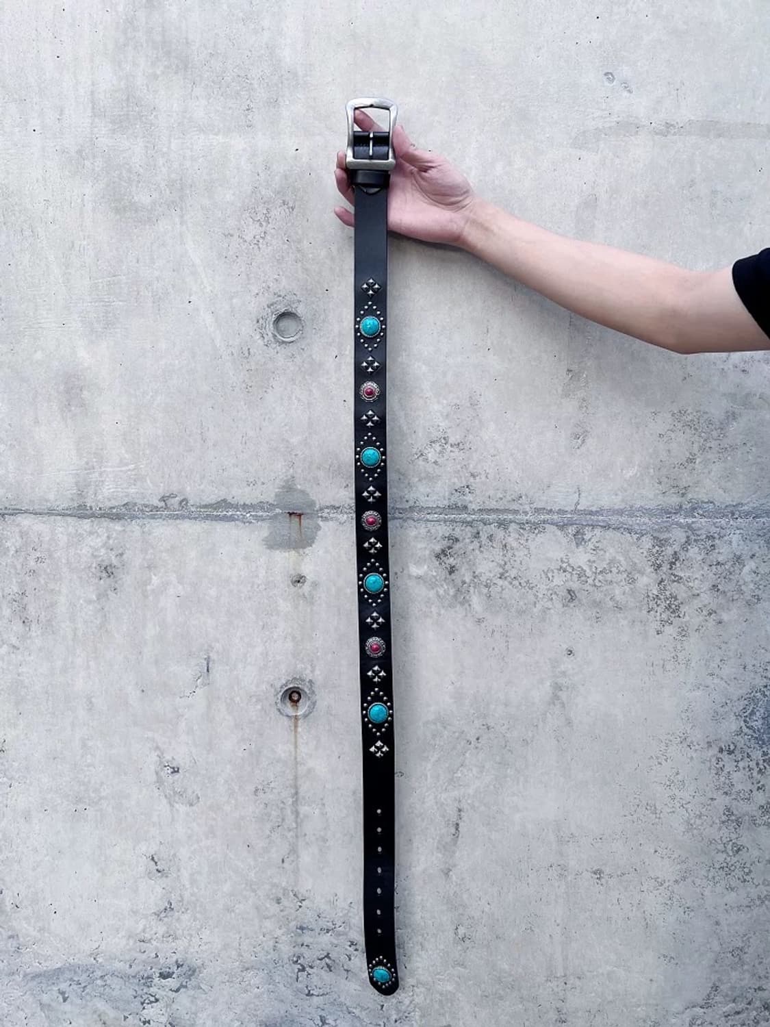 Classic Western Leather Belt 상품이미지3