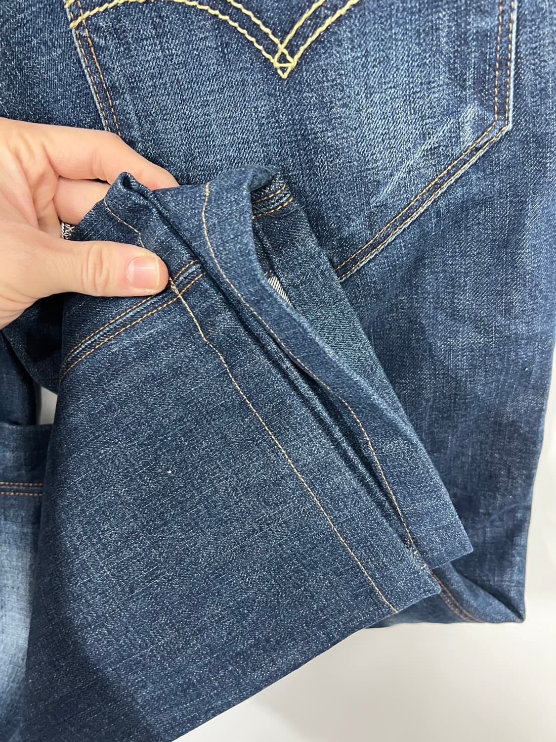 리바이스 505 레귤러 스트레이트 워싱 데님 팬츠 상품이미지3