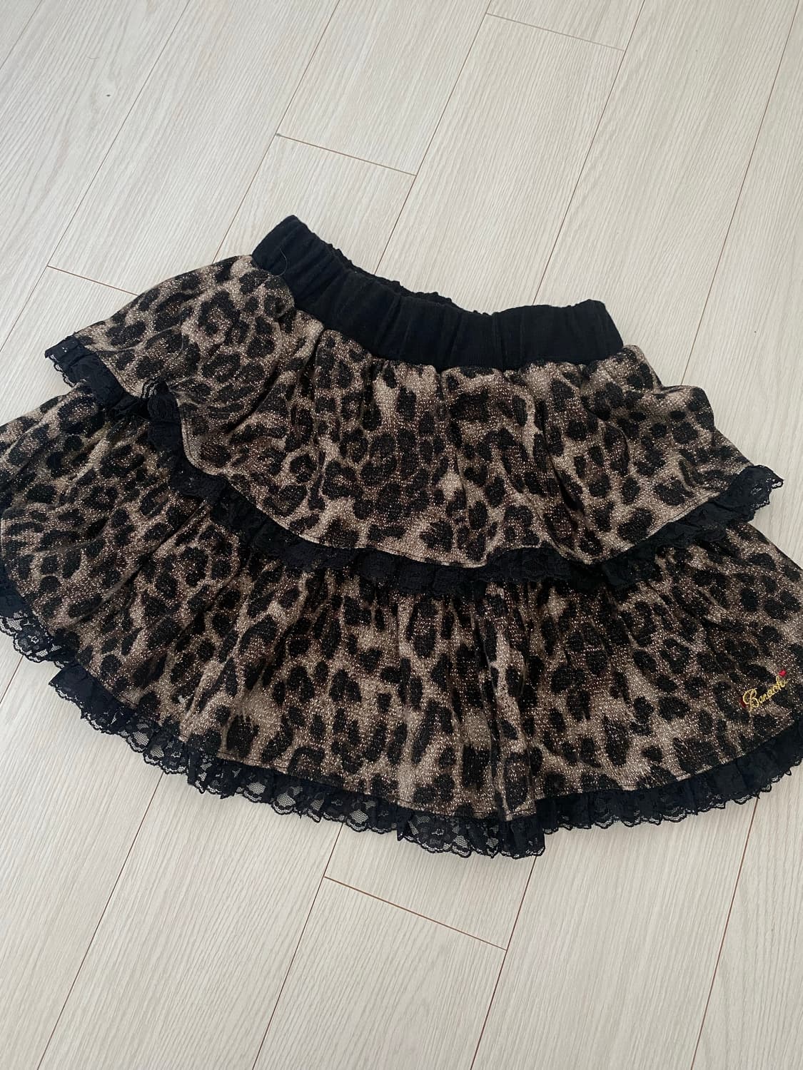 갸루 호피 캉캉스커트 오네갸루라떼갸루y2k 상품이미지1