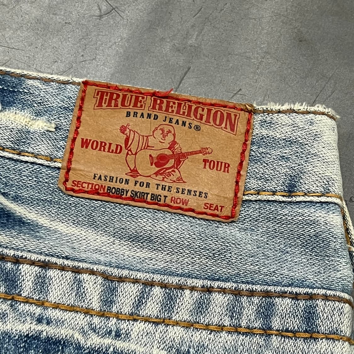  트루릴리젼 워싱 데님 미니 스커트 y16403 상품이미지6