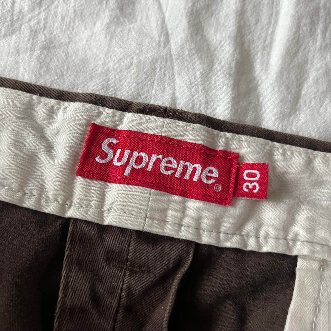 슈프림 핀업 치노 팬츠 브라운 상품이미지7