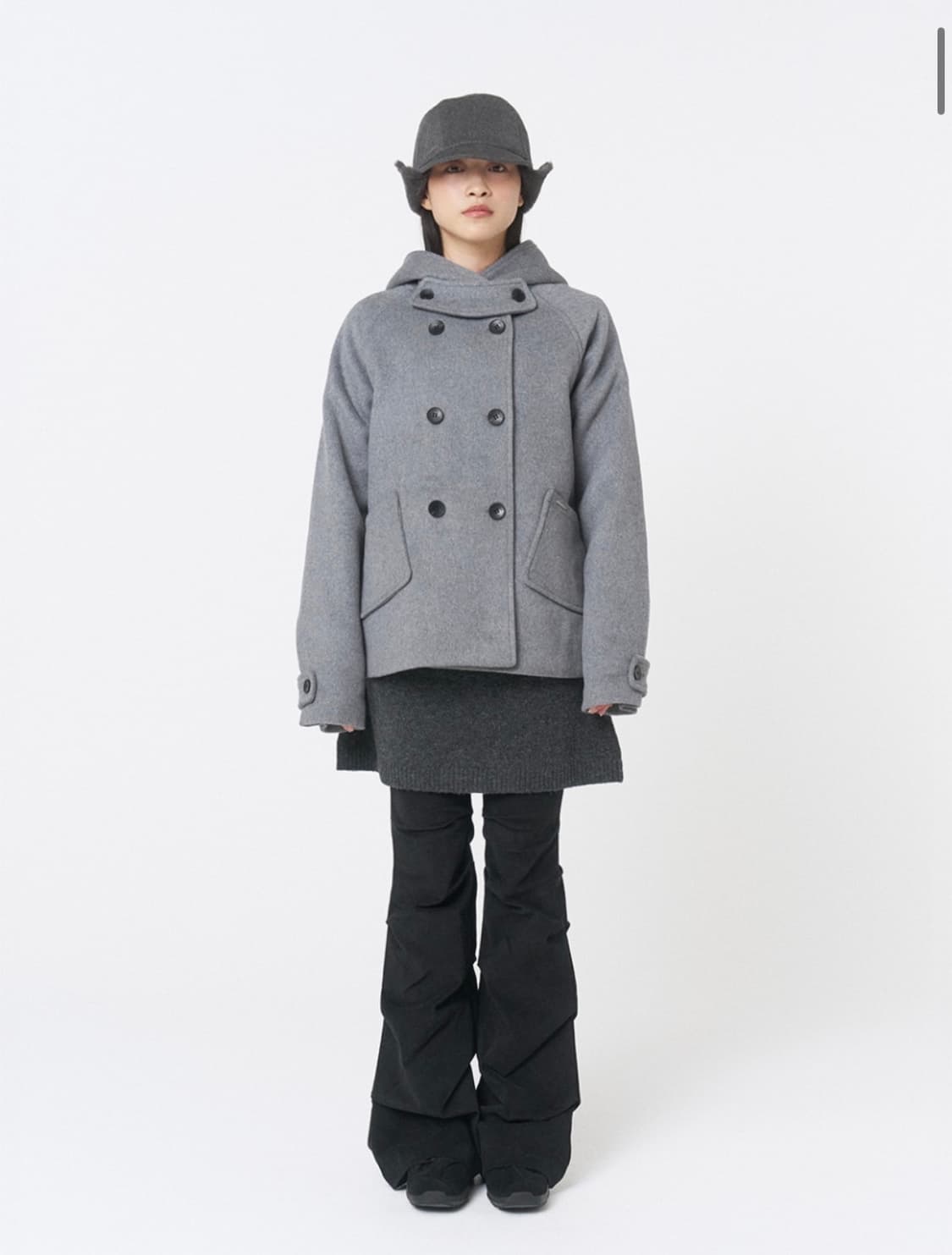 미세키서울, Shirring bootscut pants BLACK 상품이미지1