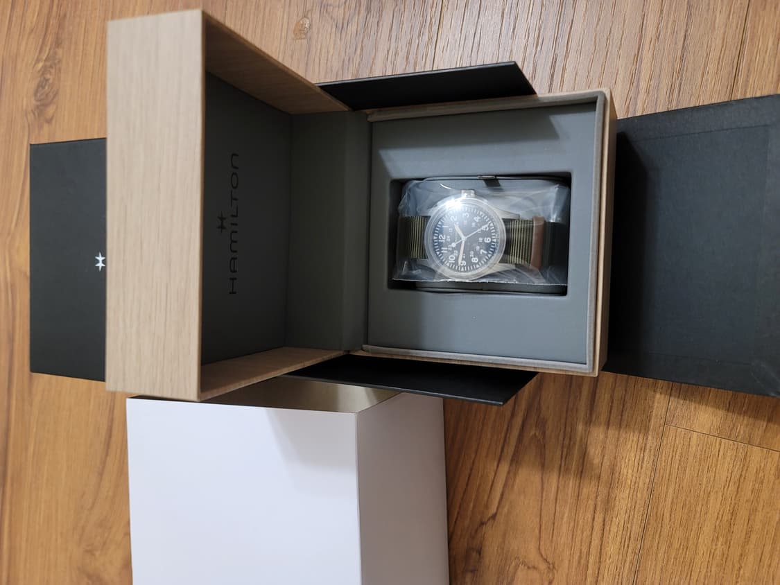 해밀턴 카키 필드 메카니컬 38mm 새제품 상품이미지1