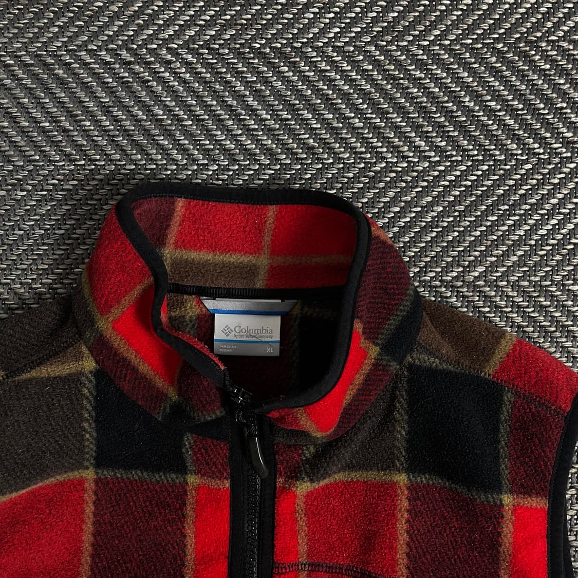 컬럼비아 USA 버팔로 체크 플리스 베스트 y 2984 상품이미지5
