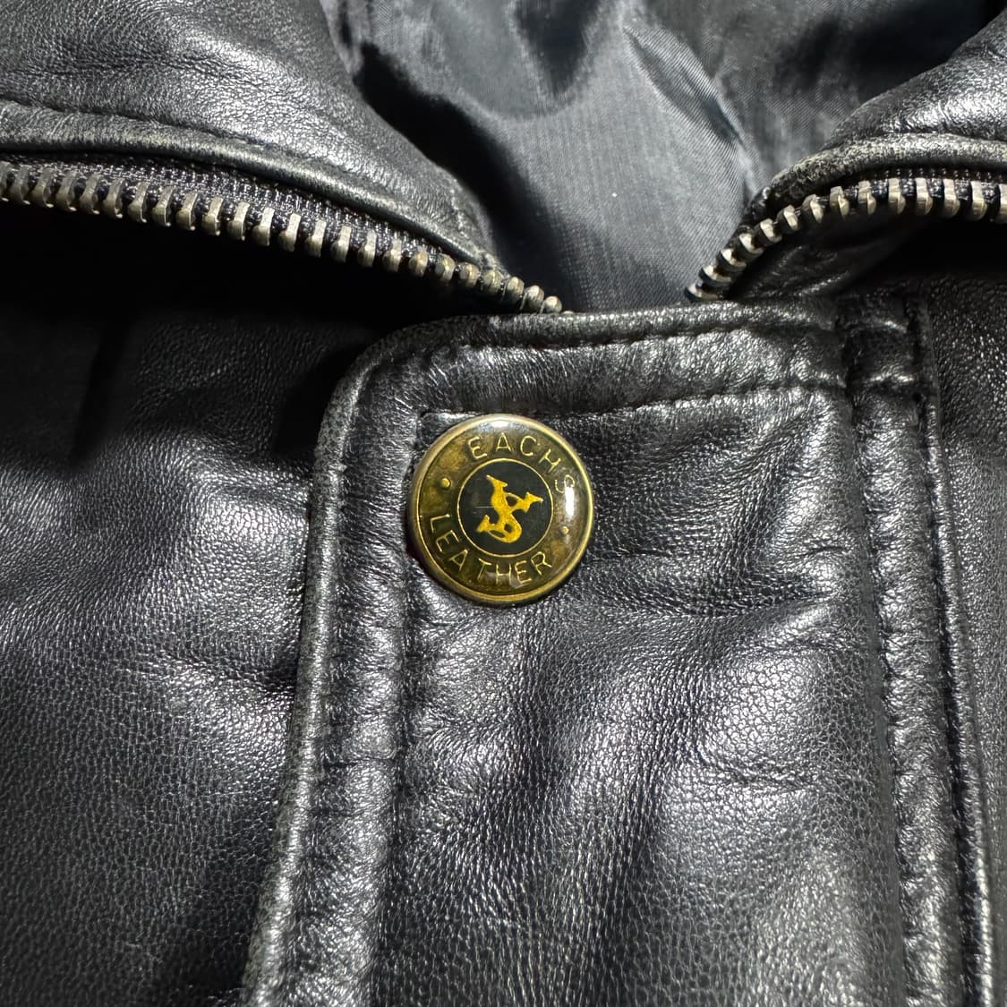 제페니즈 빈티지 eachs leather 가죽 자켓 상품이미지4