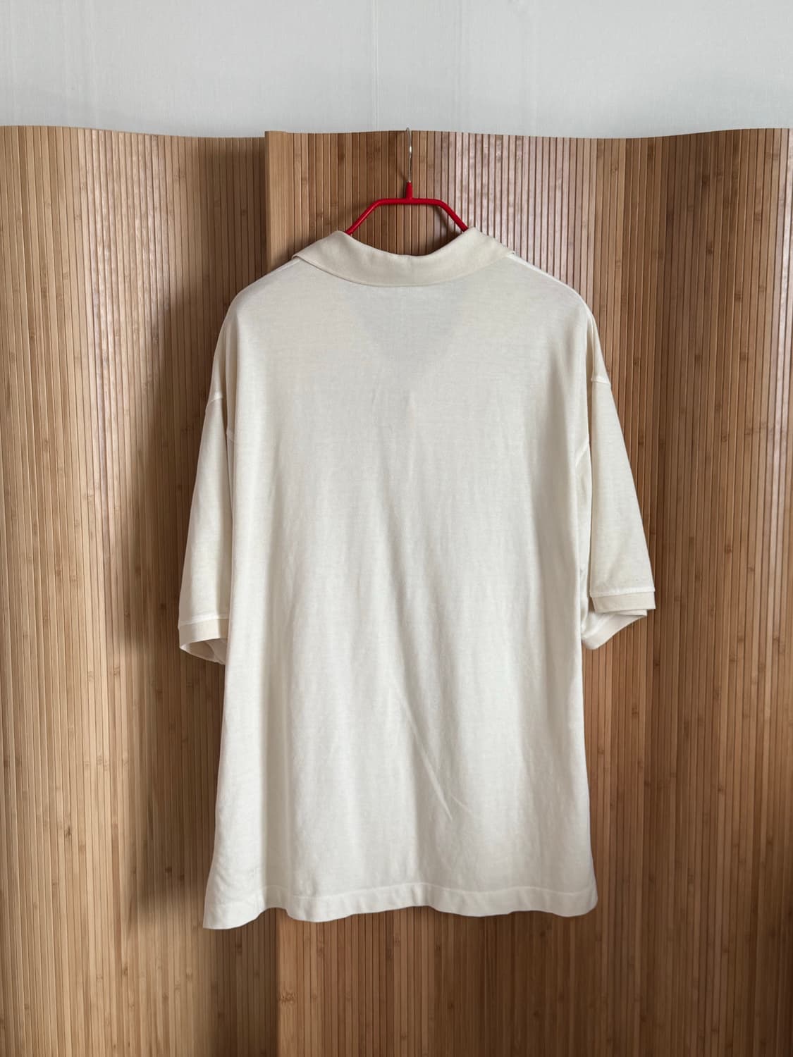 렉토 RECTO 23SS 피그먼트 카라 티 L / 1회착 S급 상품이미지6