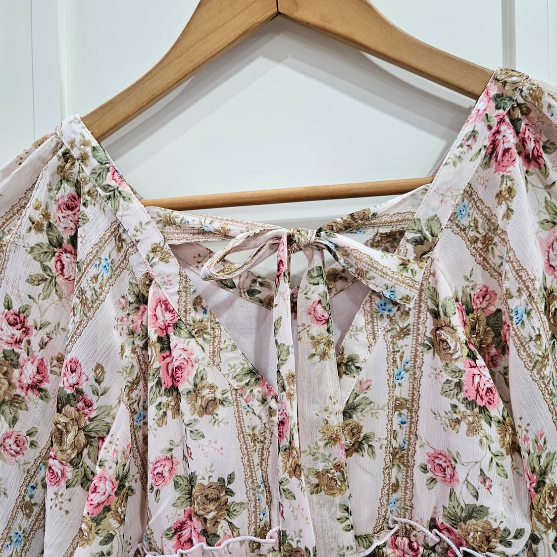 빈티지 플라워 핑크 원피스 상품이미지7