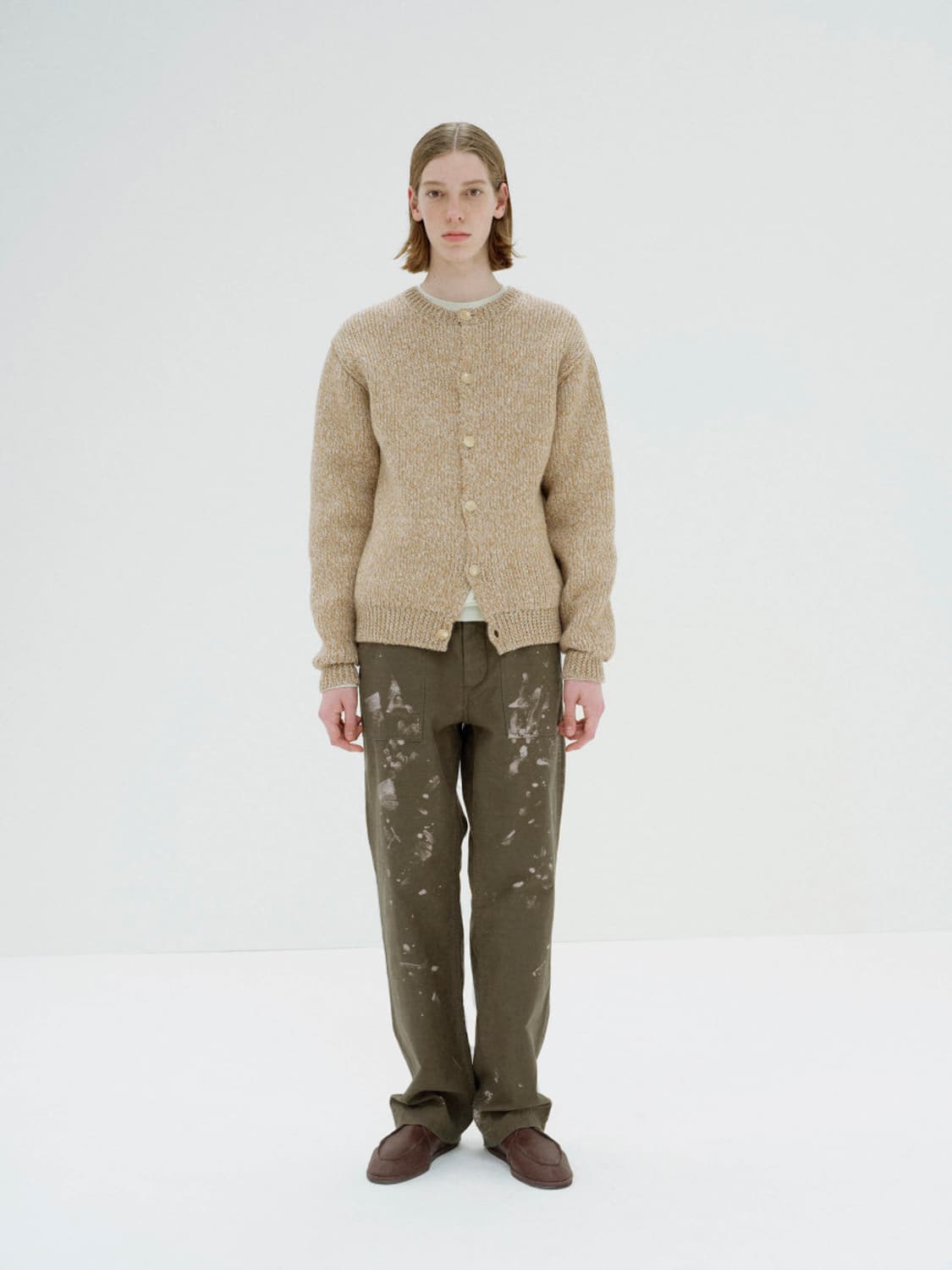 오라리 / 사틴 블리치 베이커 팬츠 / 4 상품이미지4