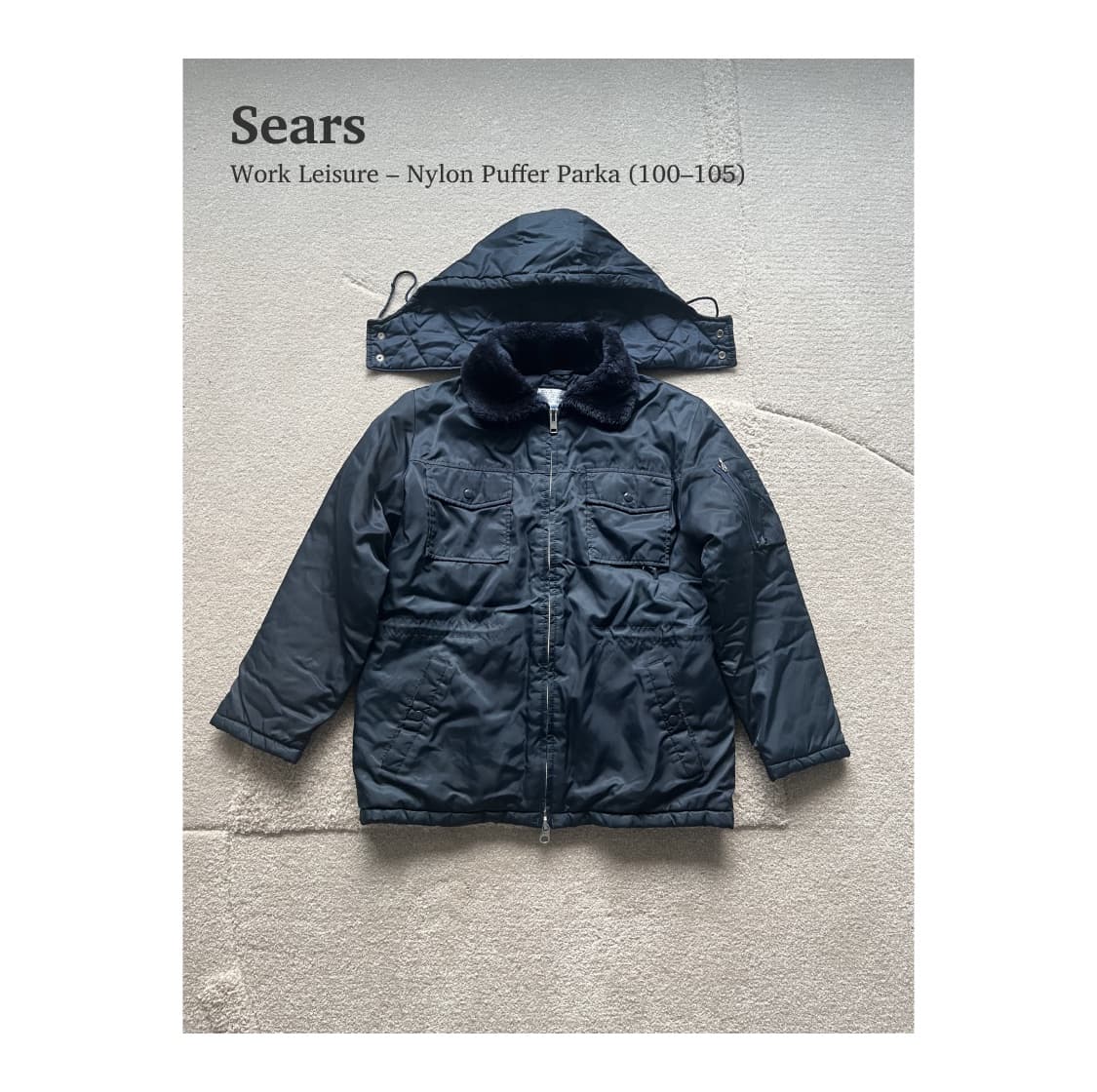 시어스 워크 레저 나일론 푸퍼 파카 (100-105) 상품이미지1
