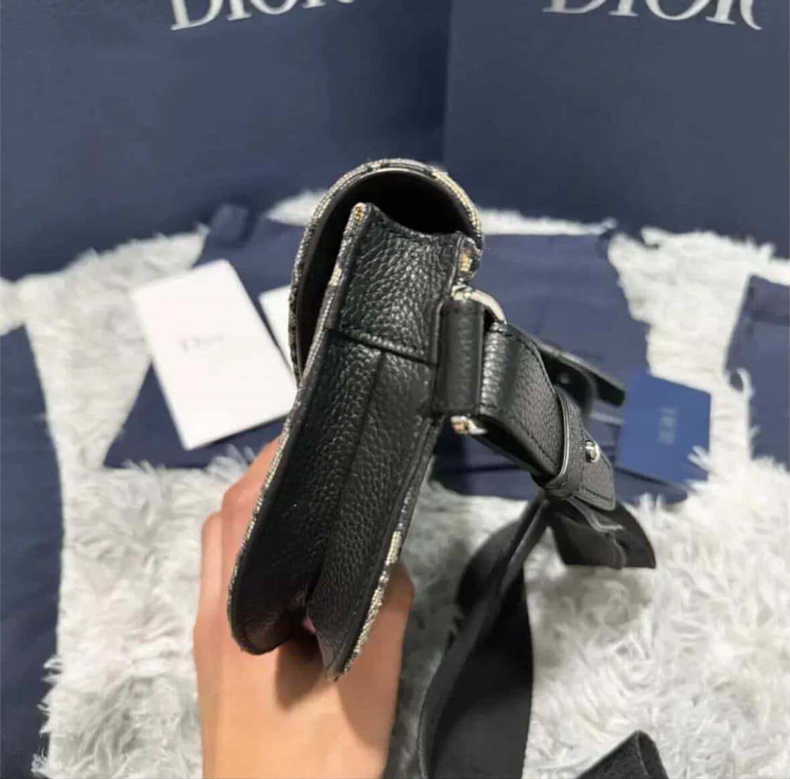 정품 디올 새들백 상품이미지4