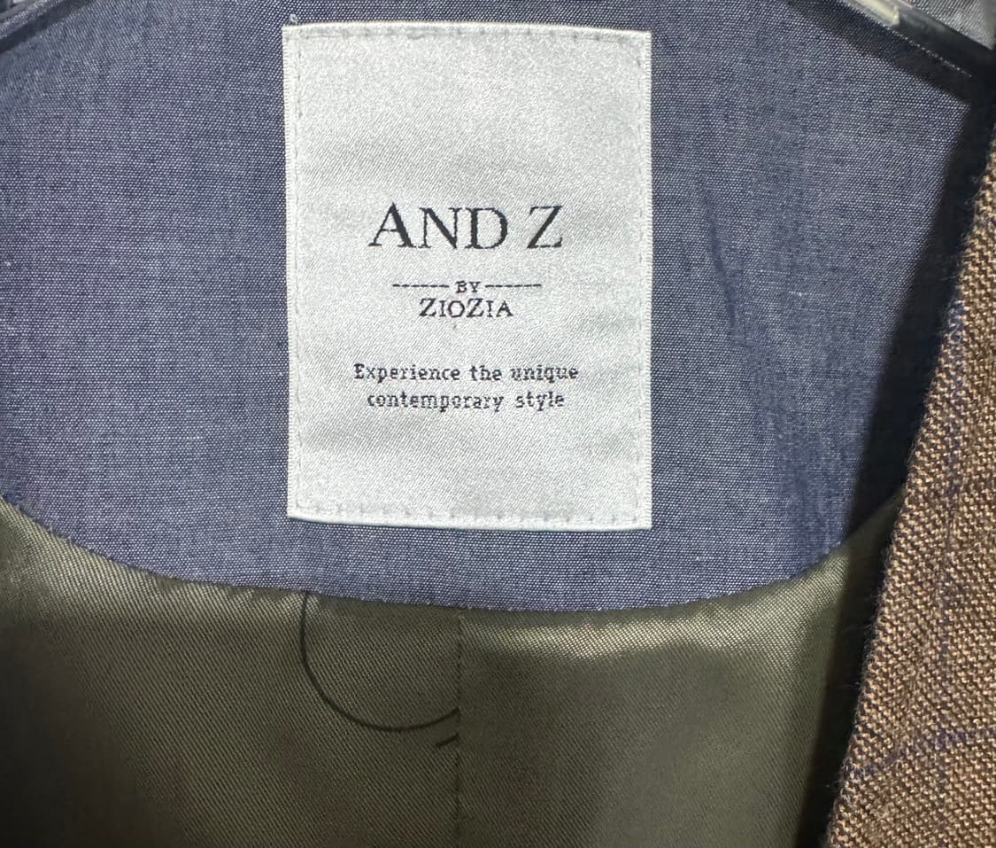 AND Z by ZIOZIA 남성 체크 베스트 상품이미지2