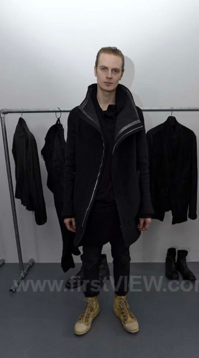 율리우스 13fw런웨이 왁스코팅 입체패턴 상품이미지2