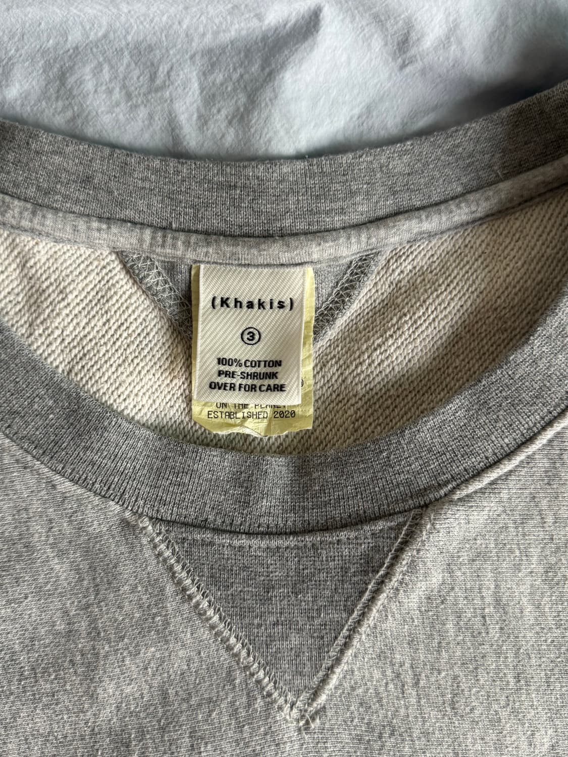 [3] 카키스 맨투맨 Heather Stock Crewneck GREY 상품이미지7