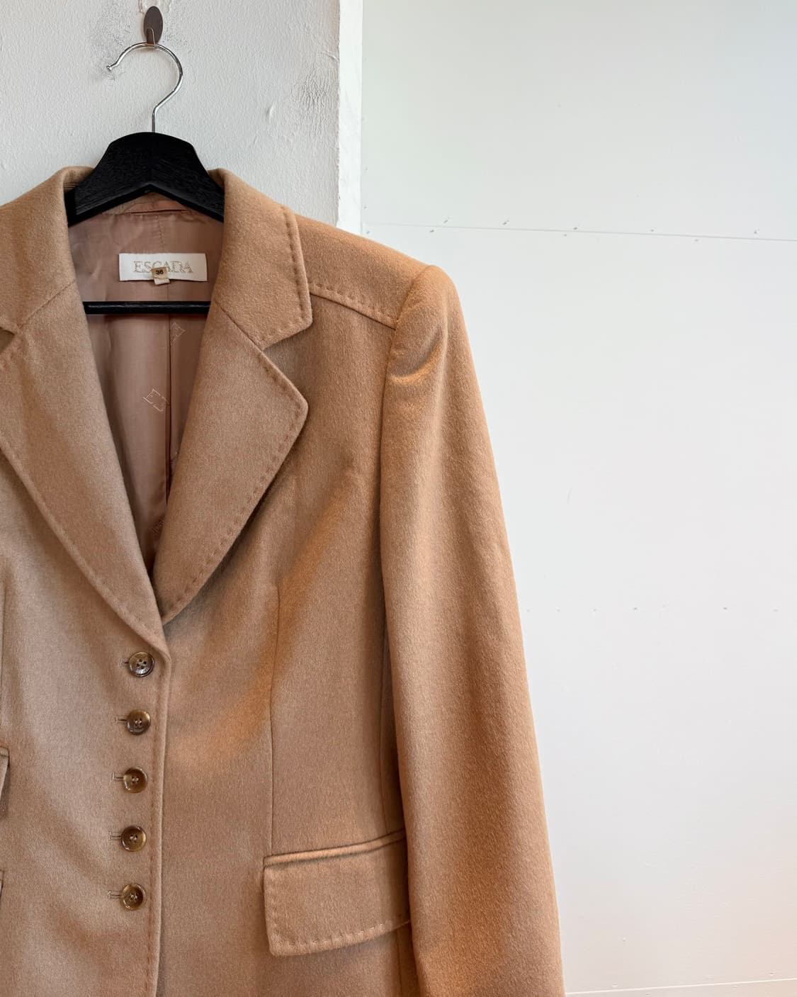 에스카다 브라운 카멜울 블레이저 자켓  상품이미지5