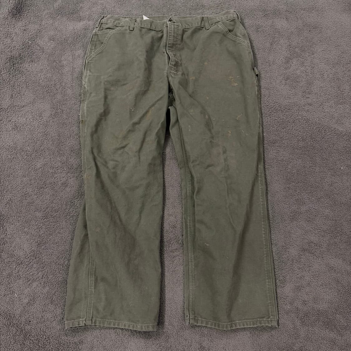 [ 정품/42X30 ] 칼하트 b11 mos 모스그린 카펜터 워크 팬츠 상품이미지2