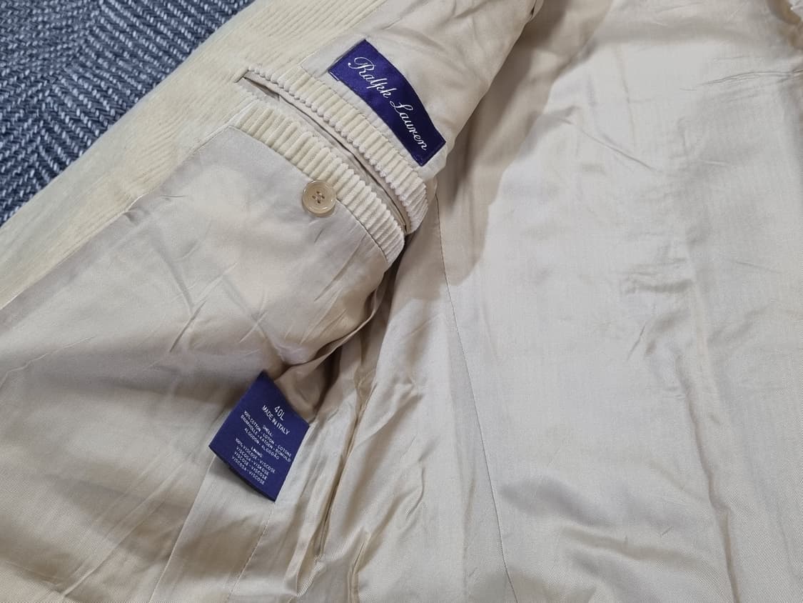 Ralph Lauren Purple Label 코듀로이 블레이저 40L 상품이미지2