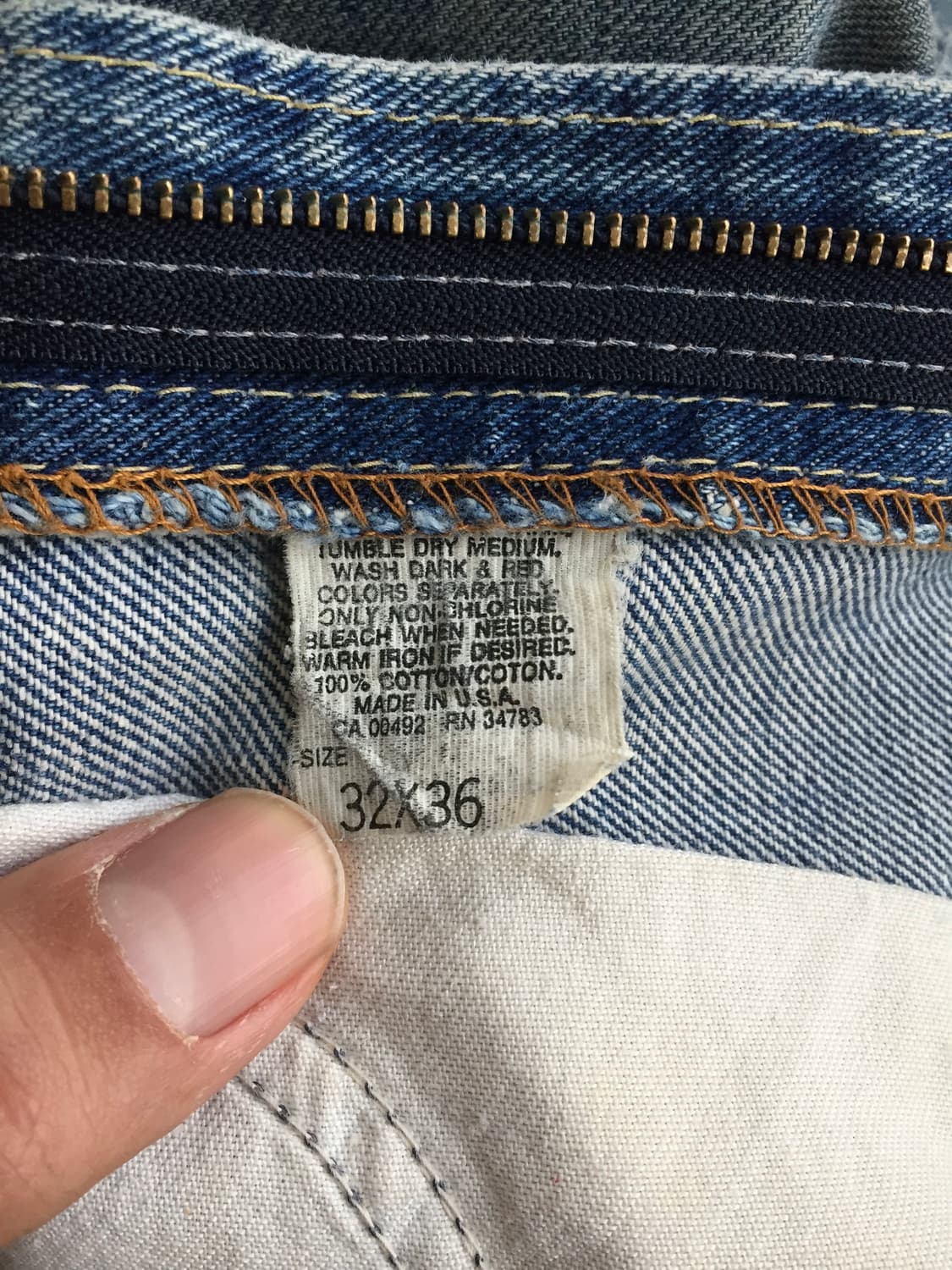 70‘s lee riders 레귤러 부츠컷 데님 상품이미지10