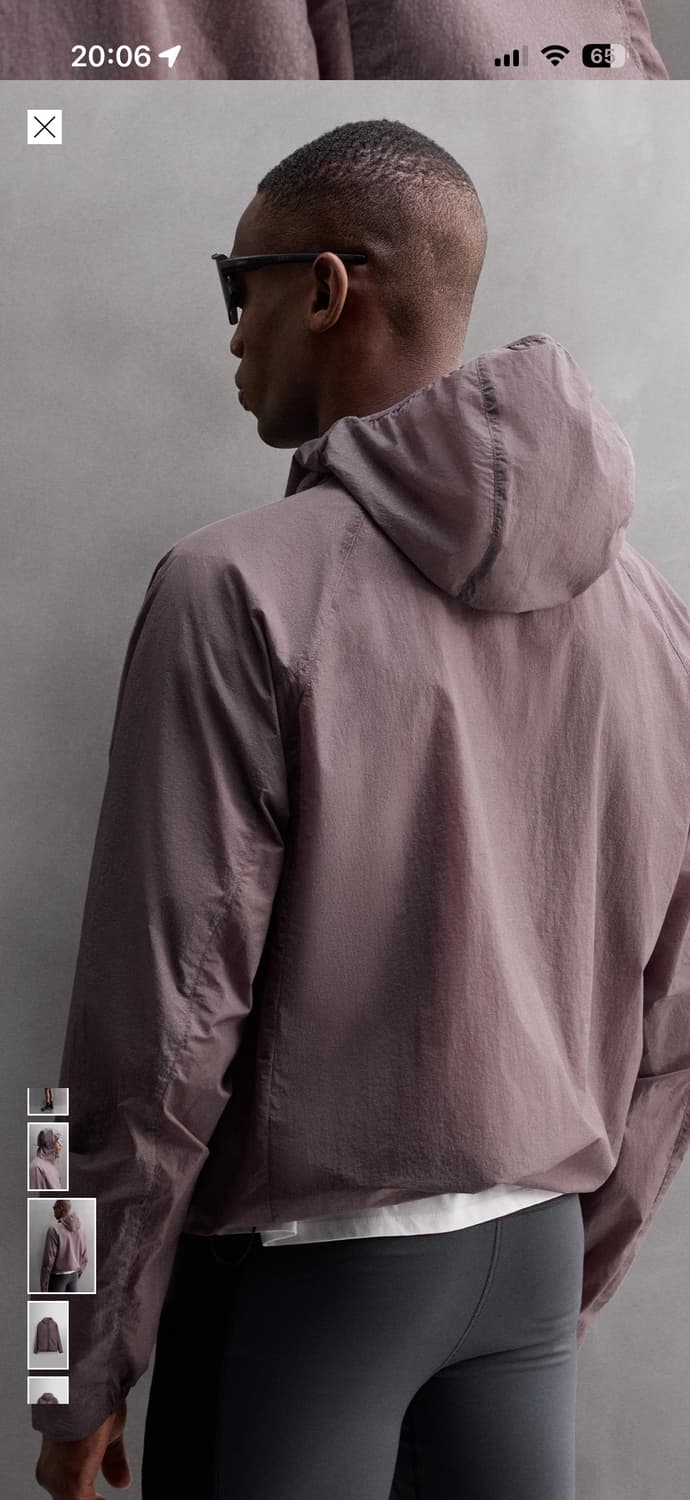 자라 에슬레틱 리플레티브 방풍 러닝 자켓 L 상품이미지6