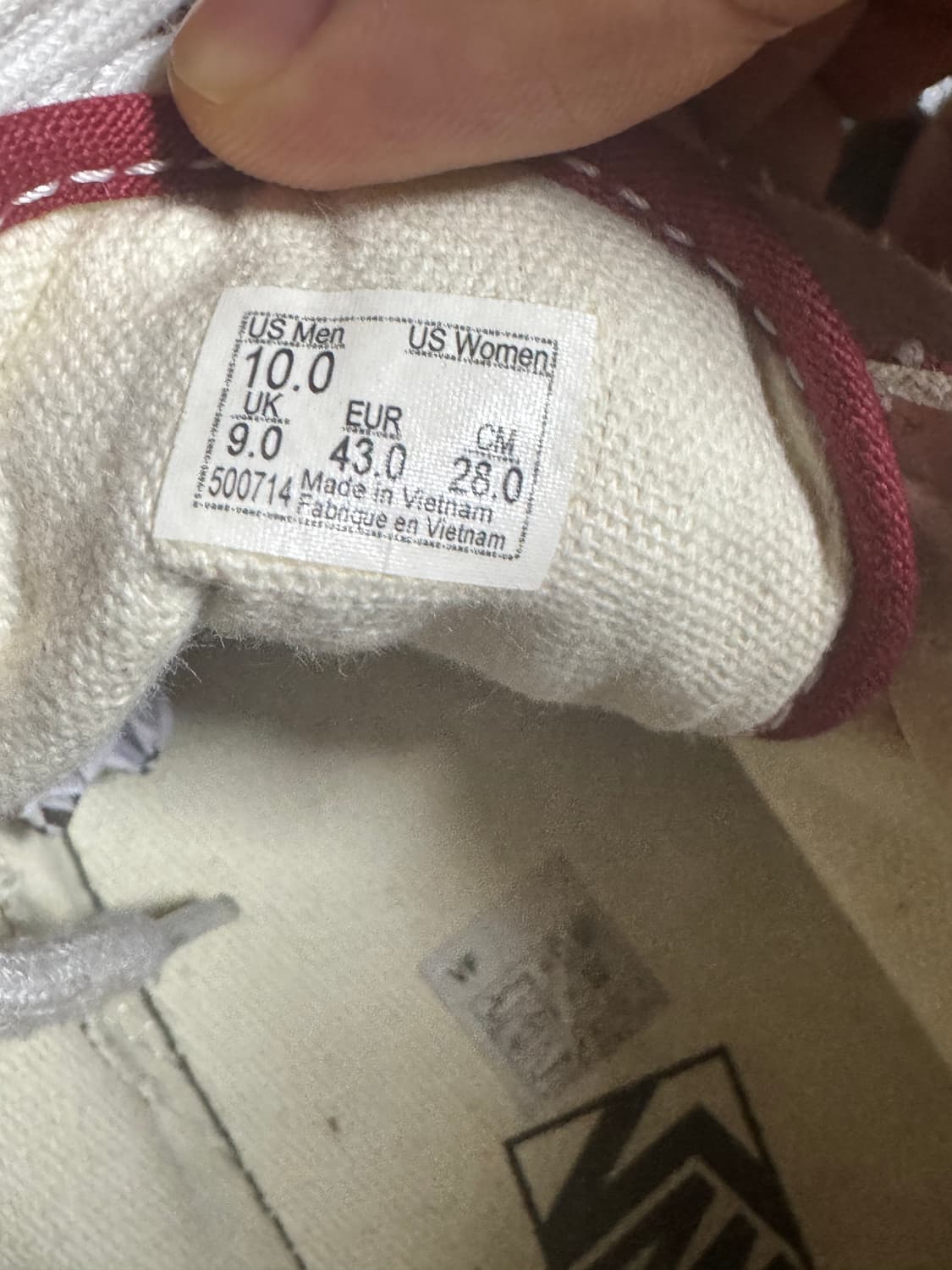 반스 올드스쿨 버건디 280mm 상품이미지2