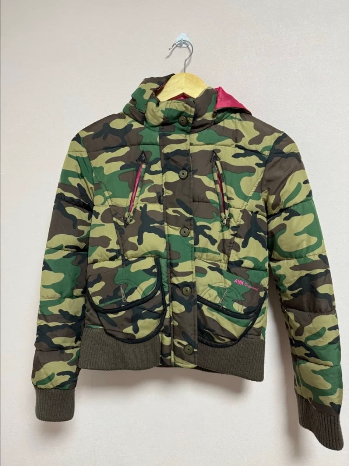 [ASK]카모 밀리터리 숏패딩 상품이미지2