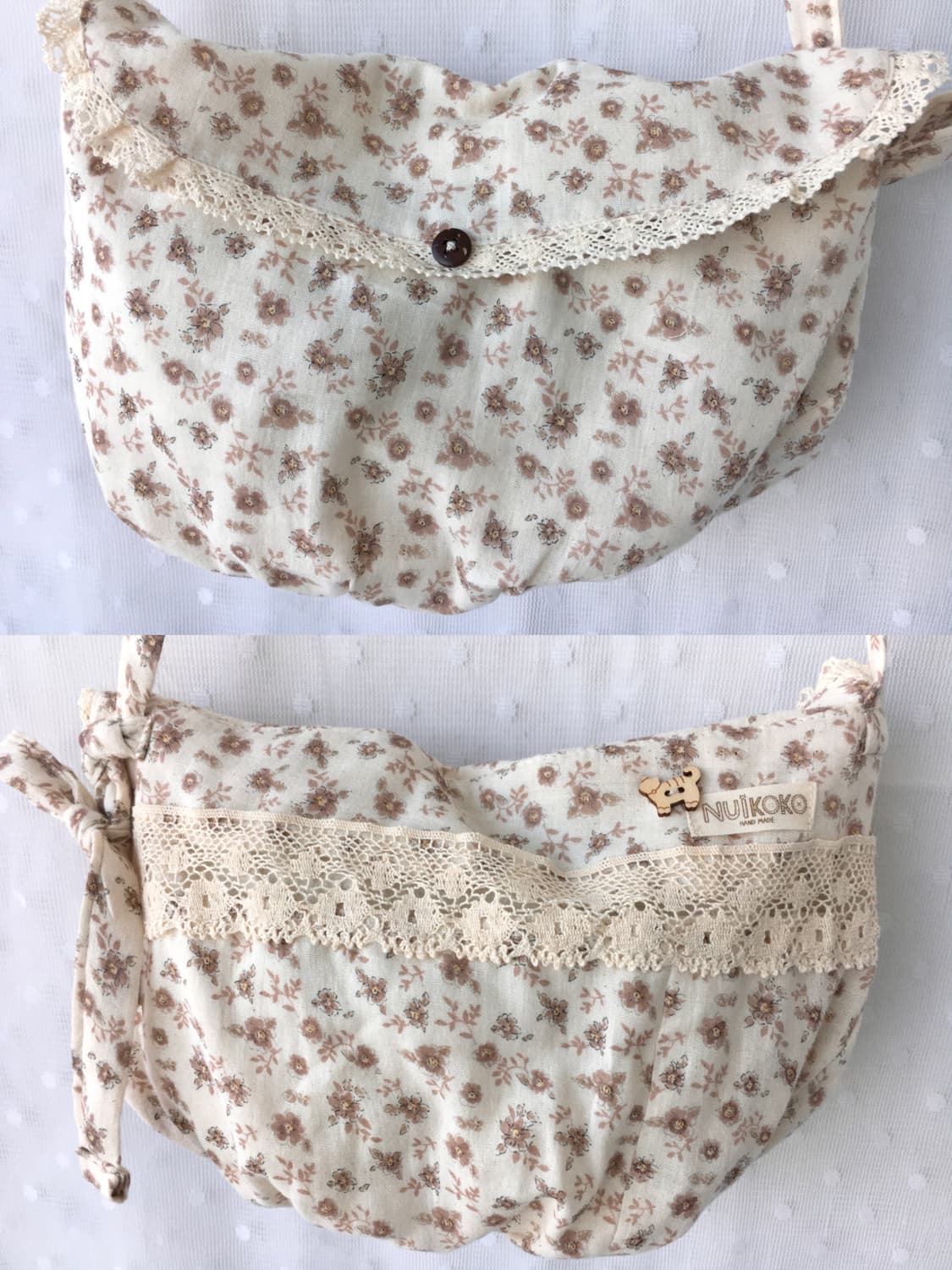 [HAND MADE]핸드메이드 잔꽃패턴 크로스백 모리걸 상품이미지2