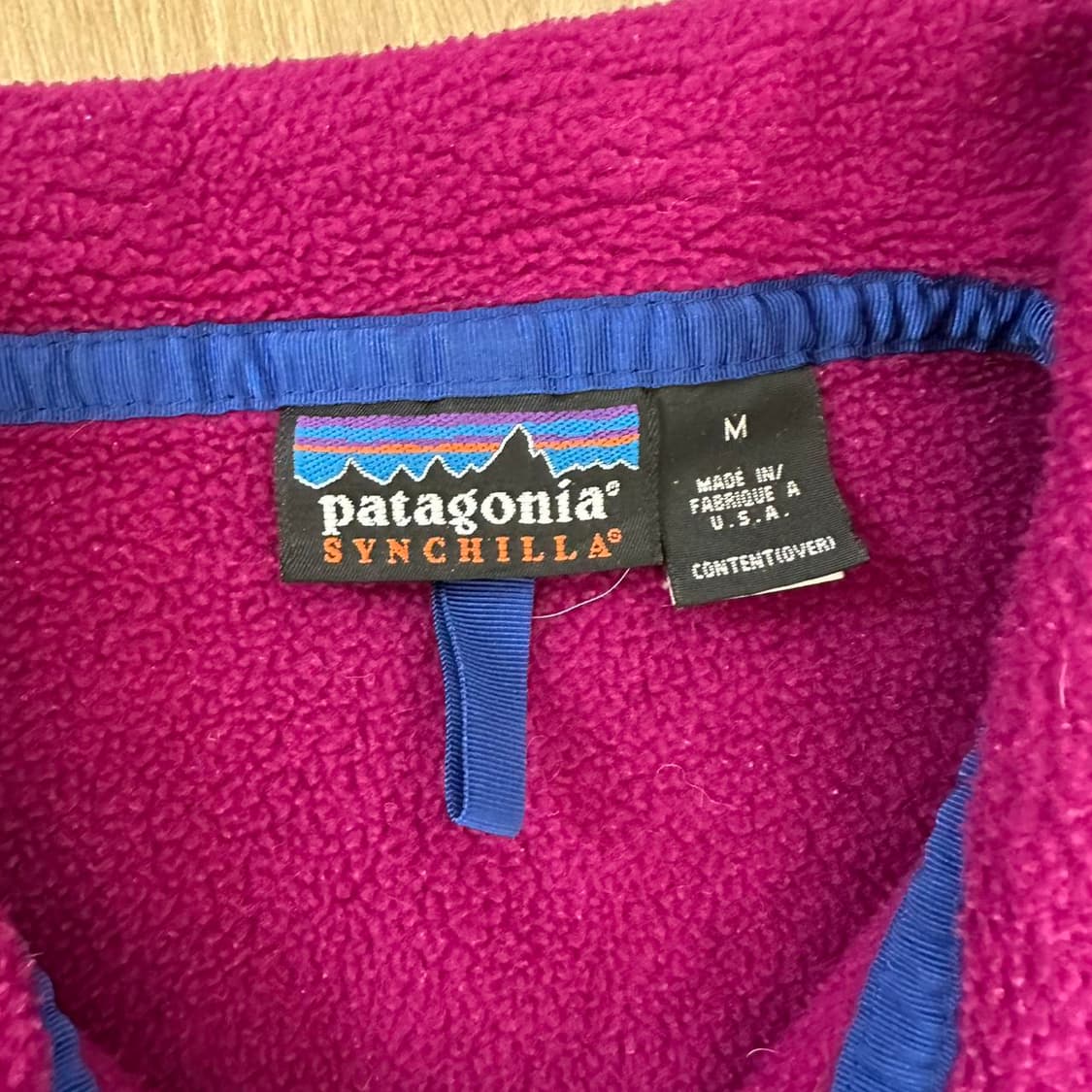 13FW 파타고니아 클래식 신칠라 스냅-티 플리스 풀오버 퍼플 상품이미지2