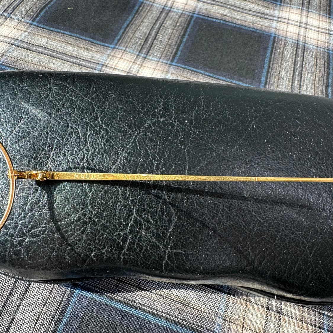 하쿠산 백산안경 티타늄 금장 24k 상품이미지6
