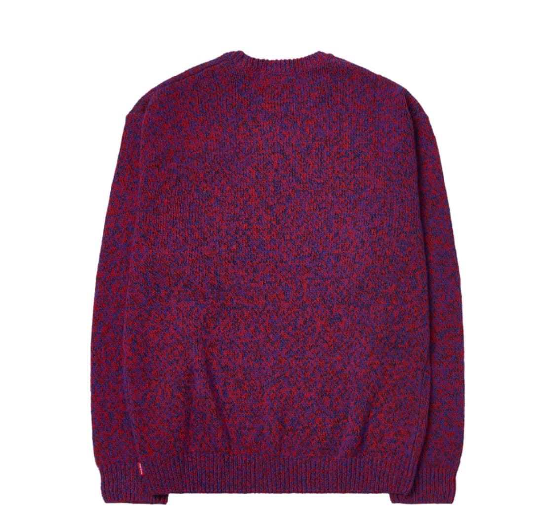 [L] 슈프림 콘트라스트 로고 스웨터 레드 멜란지 - 25SS 상품이미지10