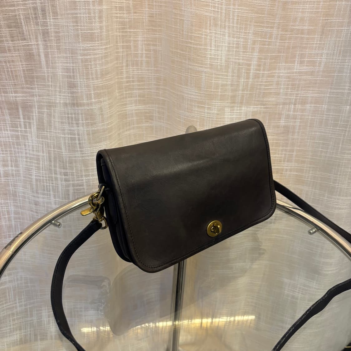 정품 코치 가죽 크로스백     상품이미지5