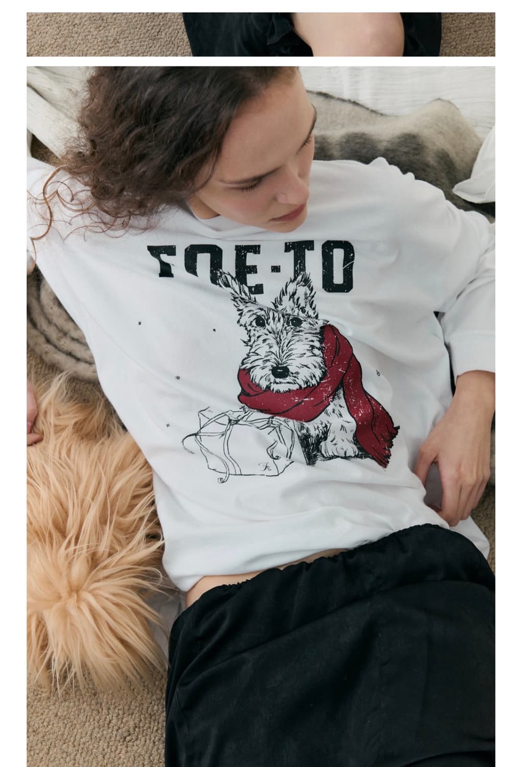 포에토 Gifted pup overfit tee  상품이미지3