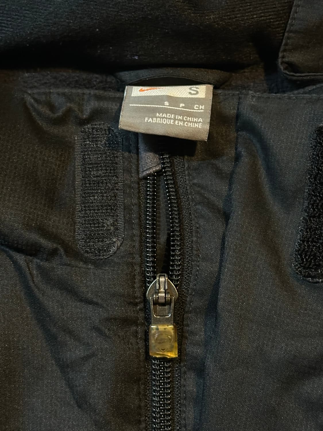 00's 나이키 유벤투스 점퍼형 바람막이 자켓 블랙 상품이미지9