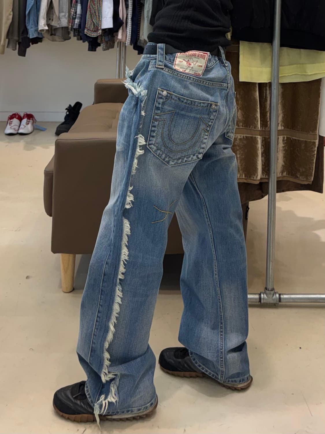 트루릴리전 테슬 데님 팬츠 상품이미지7