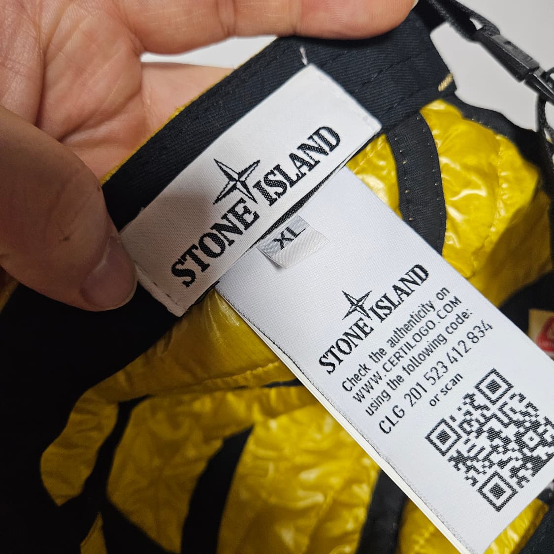 스톤아일랜드 프리마로프트 퍼텍스 퀼팅캠프캡 상품이미지5