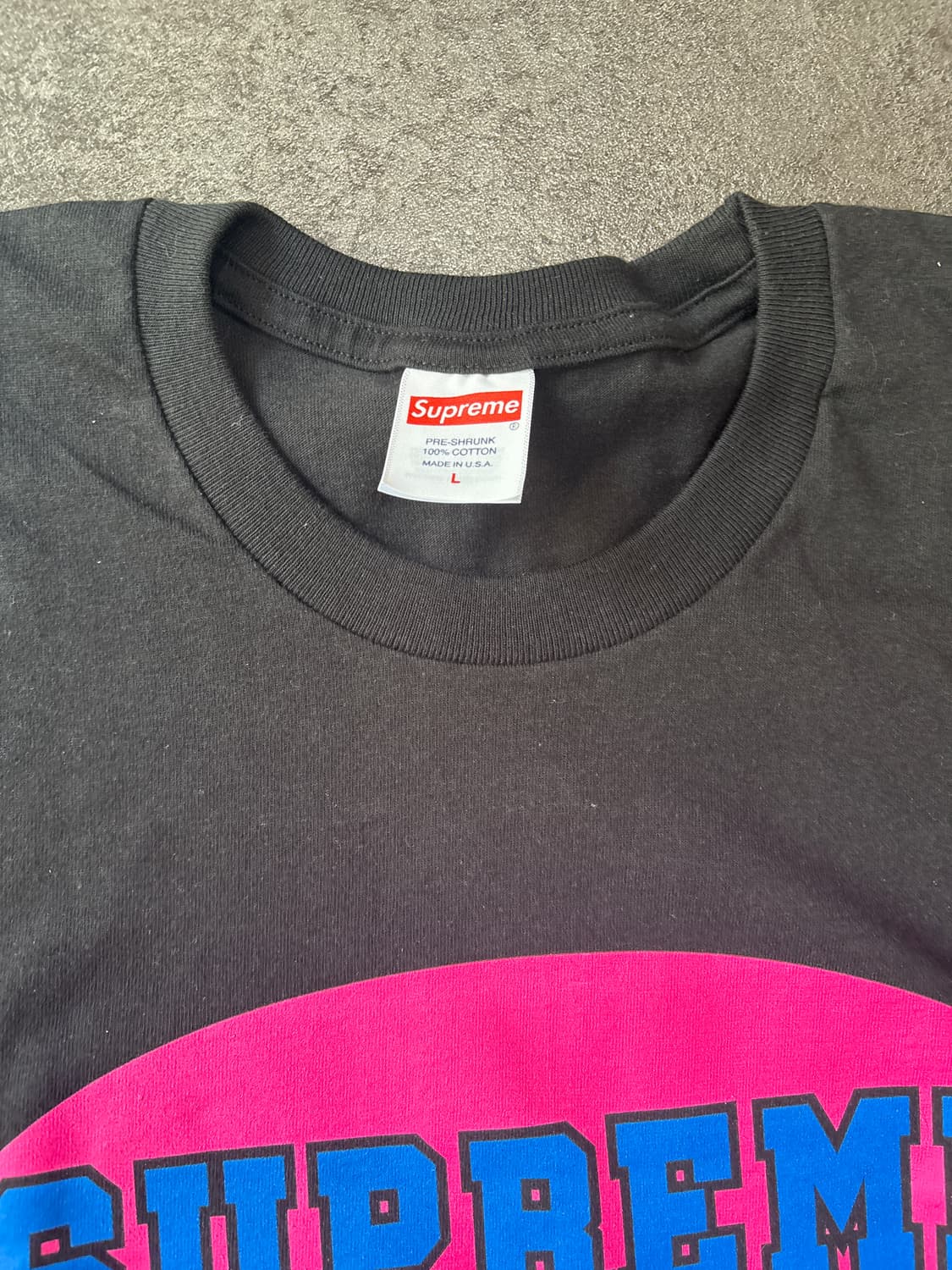 [L]슈프림 뉴욕 티셔츠 블랙 - 23SS 상품이미지3