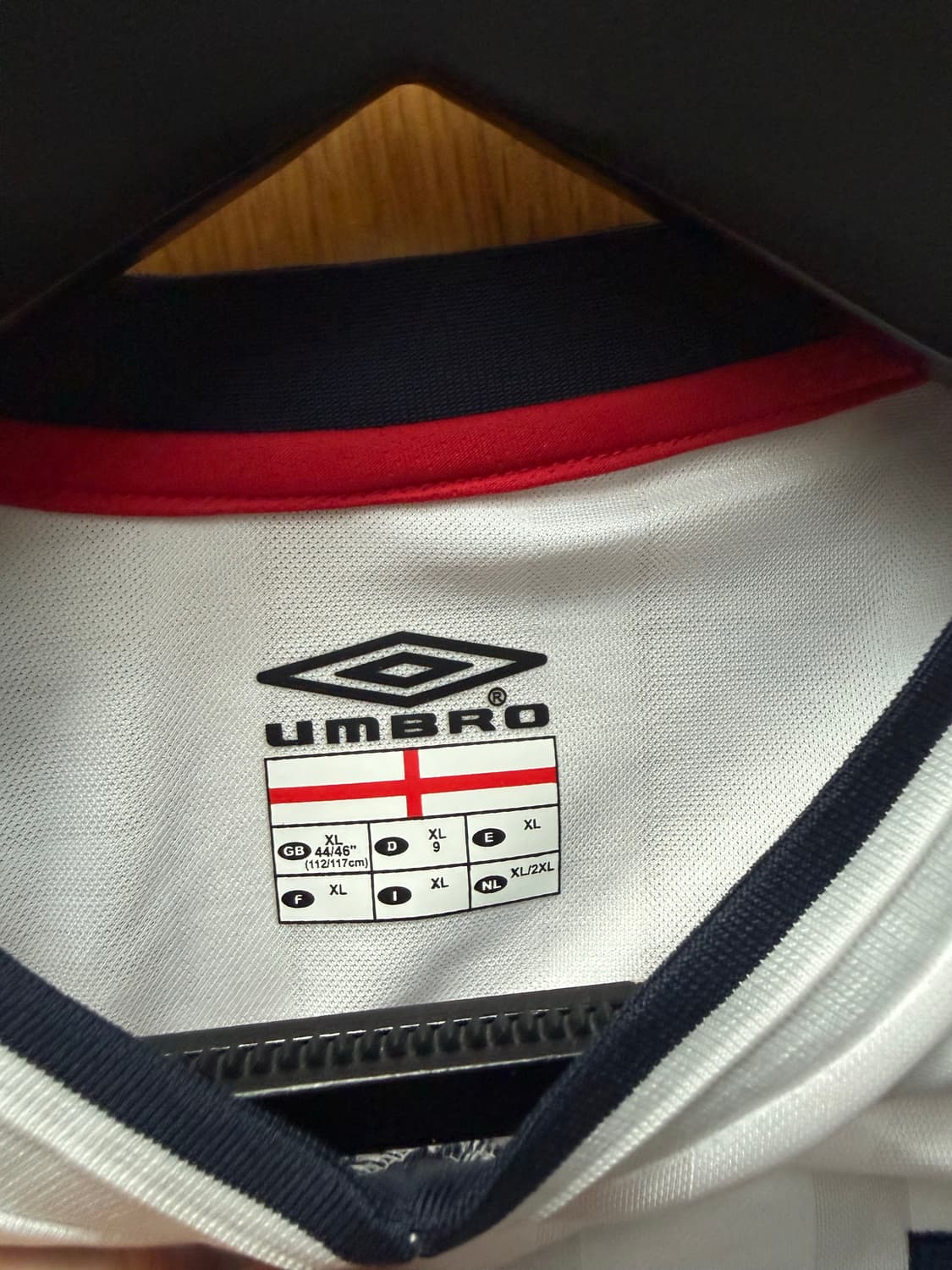 엄브로 잉글랜드 베컴 레플리카 유니폼 xl 상품이미지2