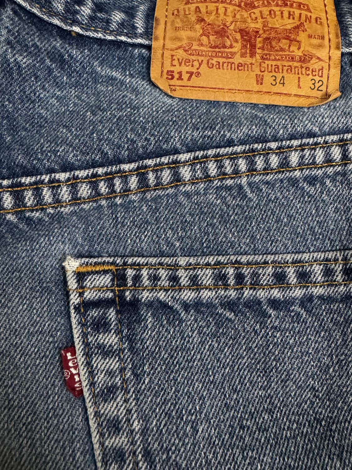 (USA made)리바이스 517 34 32 상품이미지5