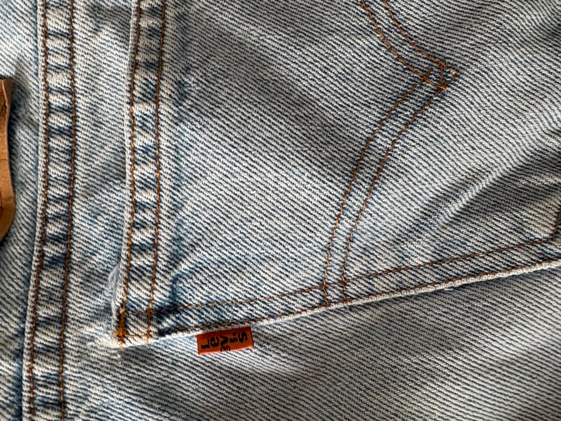 90s 리바이스 550 오렌지탭 릴렉스 테이퍼드 데님 상품이미지4