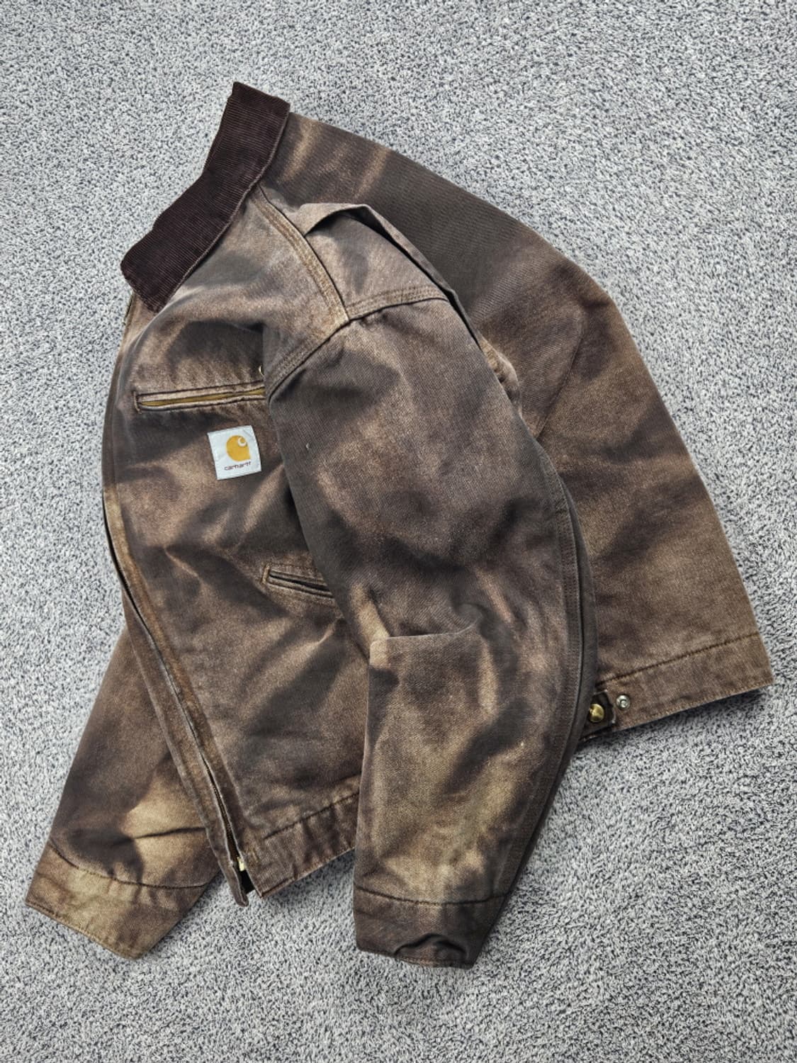 칼하트 다잉 워시드 커스텀 디트로이트 워크 자켓 (본문참조)/ 10319 상품이미지3