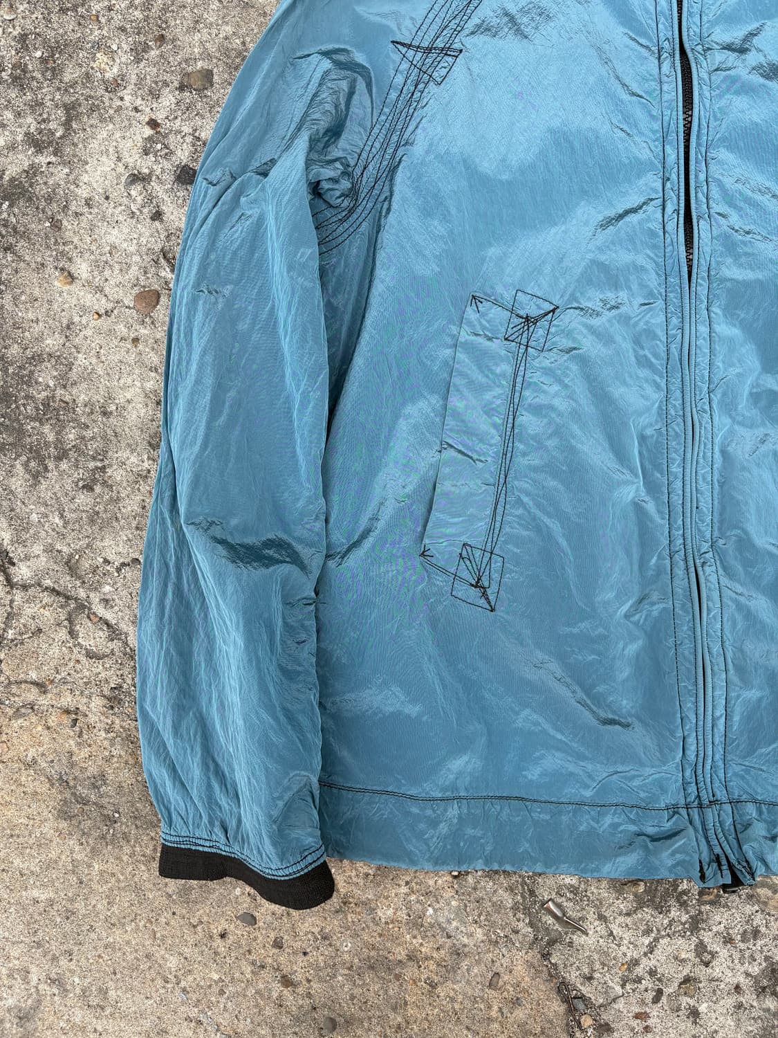 스톤아일랜드 나일론 메탈 집업 후디 자켓 상품이미지6