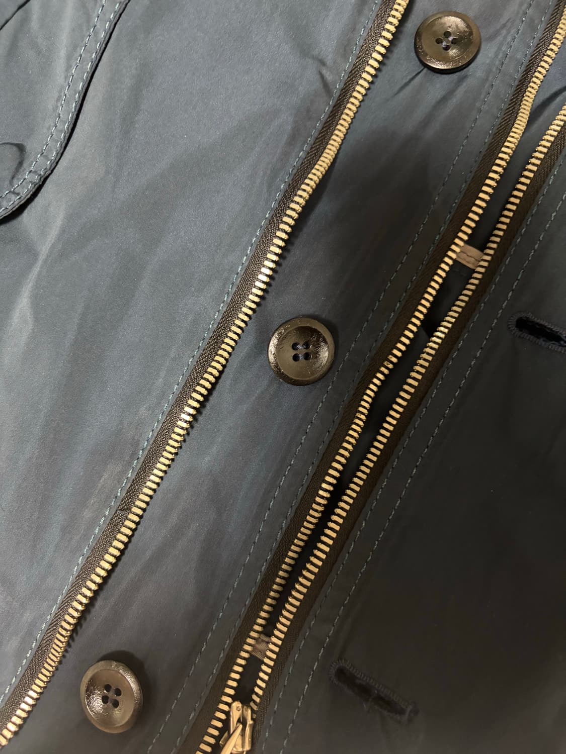 Solid Homme Asymmetrical Zip Button 자켓 상품이미지4