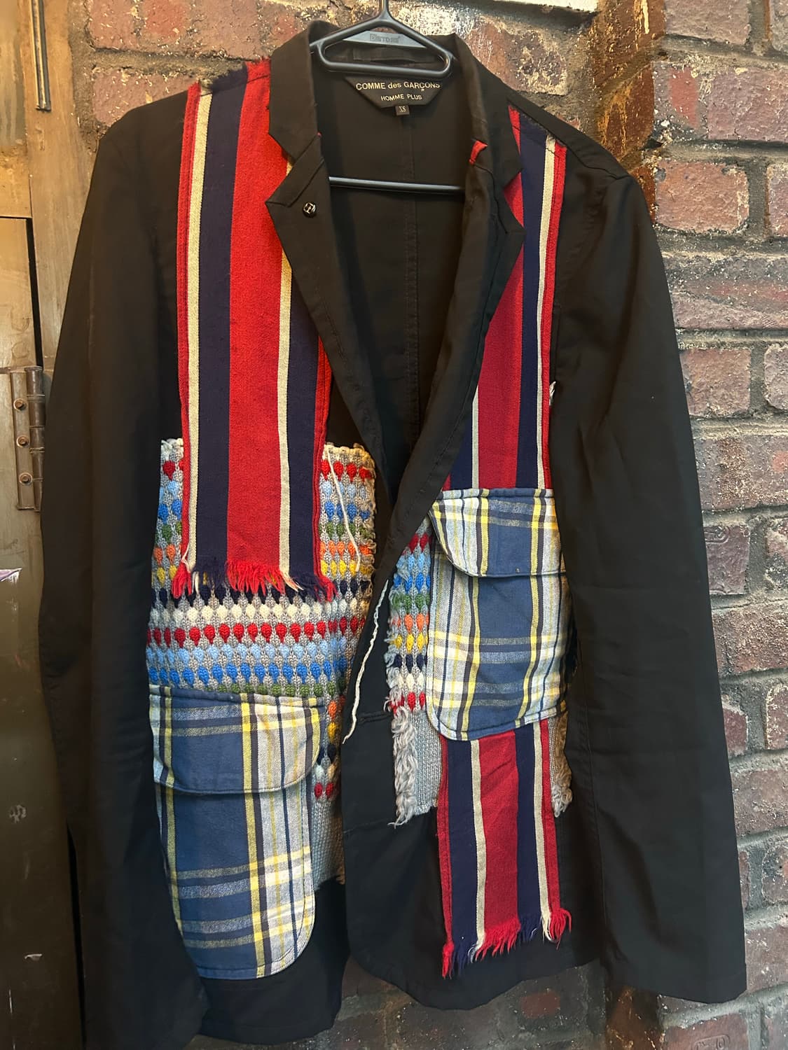 2000s 꼼데가르송 패치워크 자켓 상품이미지3