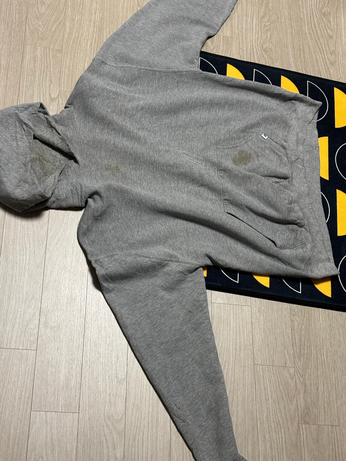 러셀 그레이 후드티 xl 상품이미지4