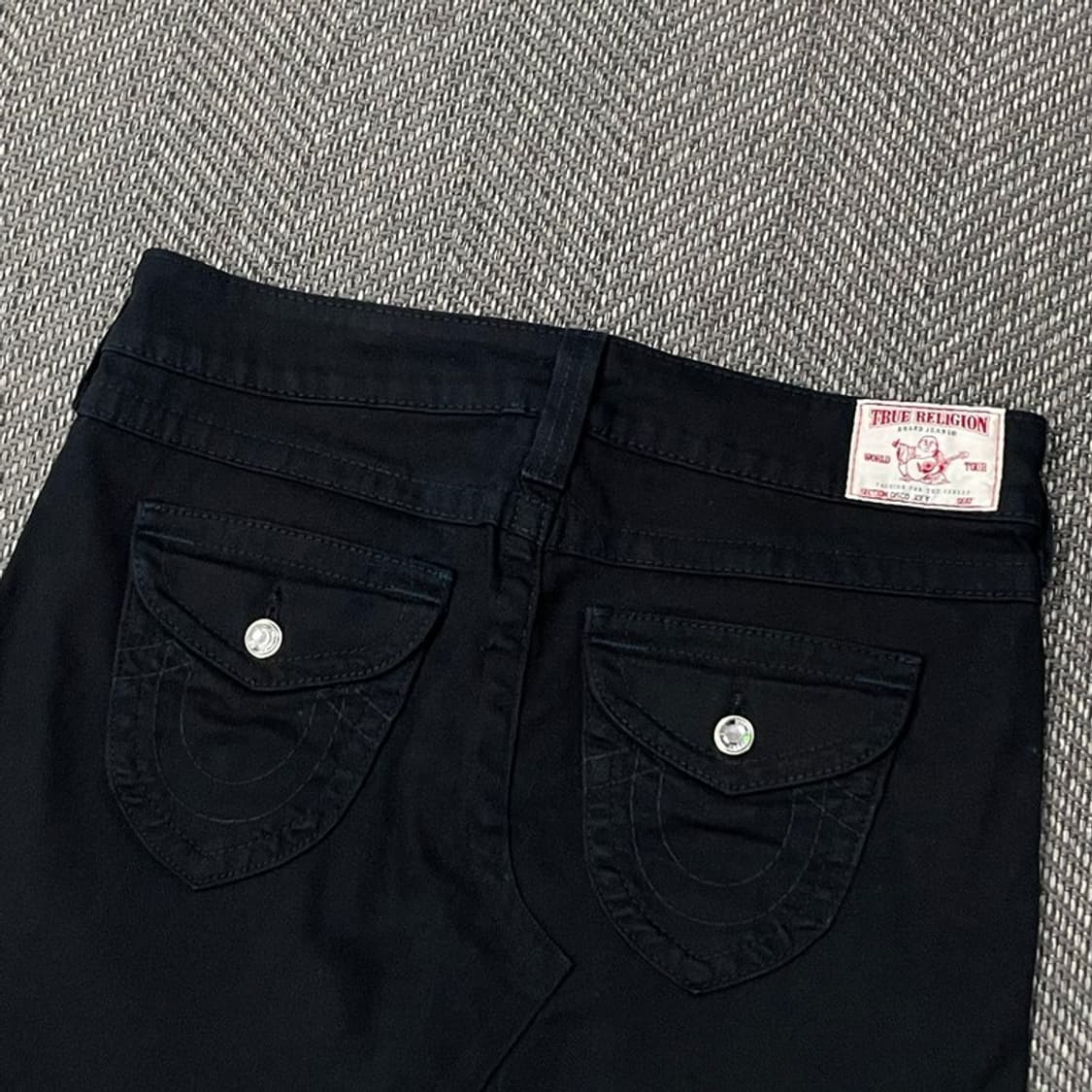 트루릴리전 큐빅 데님 스커트 v0145 상품이미지5