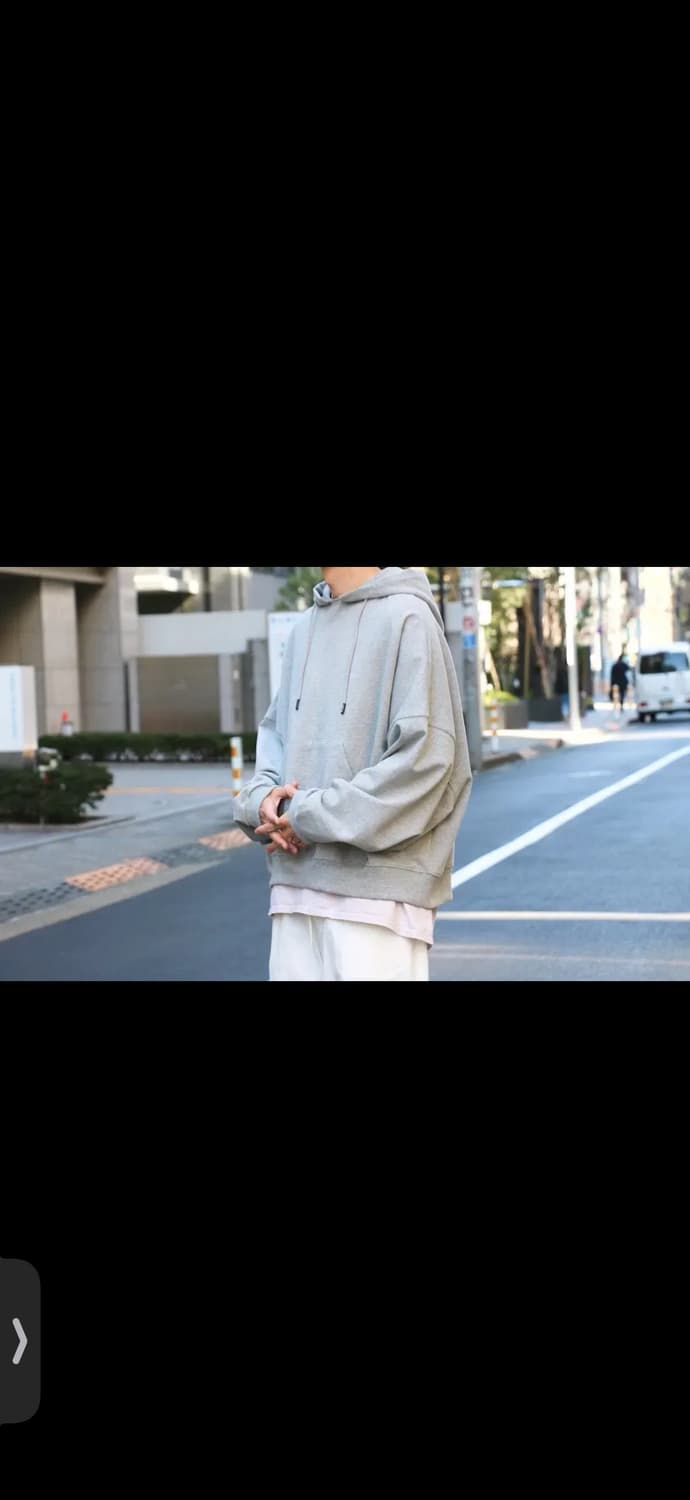 윌리 차바리아willy chavarria 로고 후드 그레이 L 상품이미지2