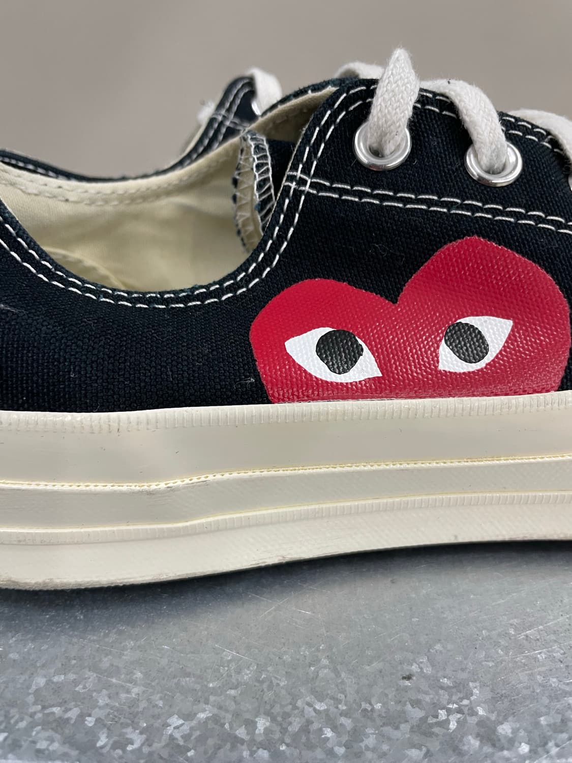 컨버스 X 꼼데가르송 척 70 블랙 265 (gr-4468) 상품이미지8