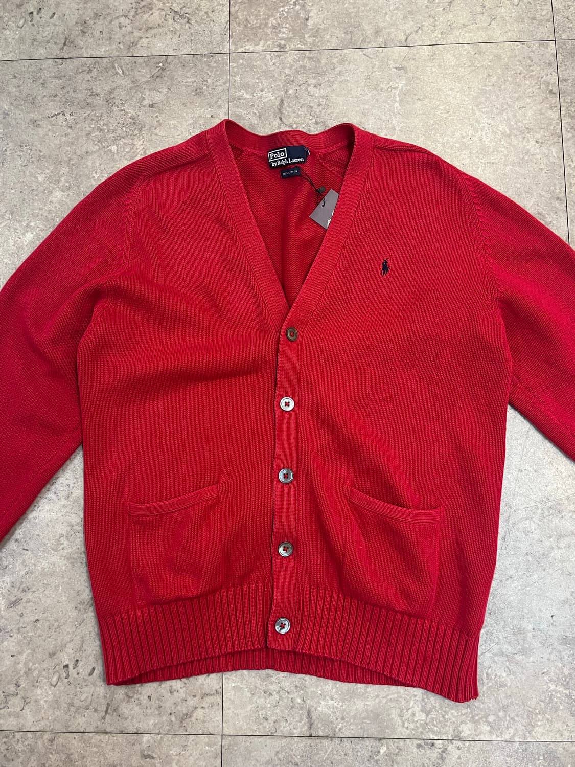 폴로 랄프로렌 가디건 레드 100 #csz2797 상품이미지5