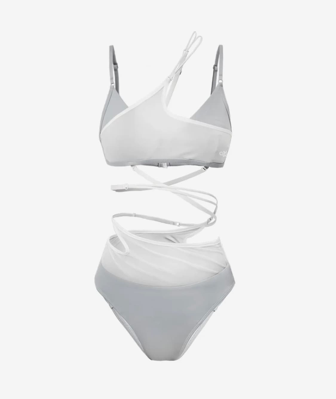 ojos Layered Mesh Strap Bikini Grey 비키니 상품이미지1