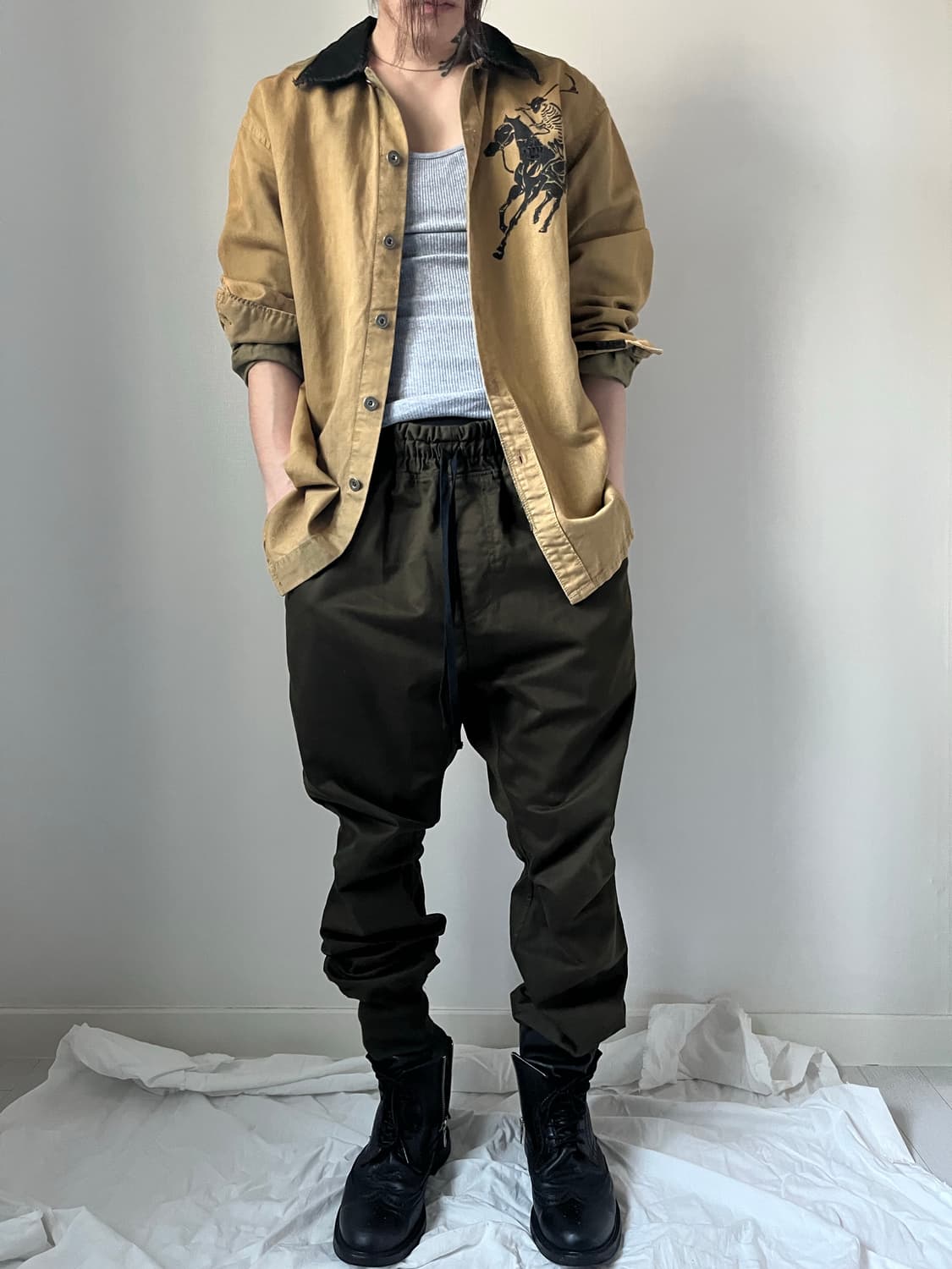 Yasuyuki Ishii Drop Crotch Jogger Pants 상품이미지8
